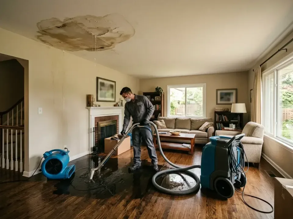 attic-pipe-burst-ceiling-drip-008 — frequently asked questions, Water Damage Restoration & Carpet Care in South Haven, IN